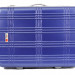 Пластиковый чемодан Global Case, синий, 3 размера